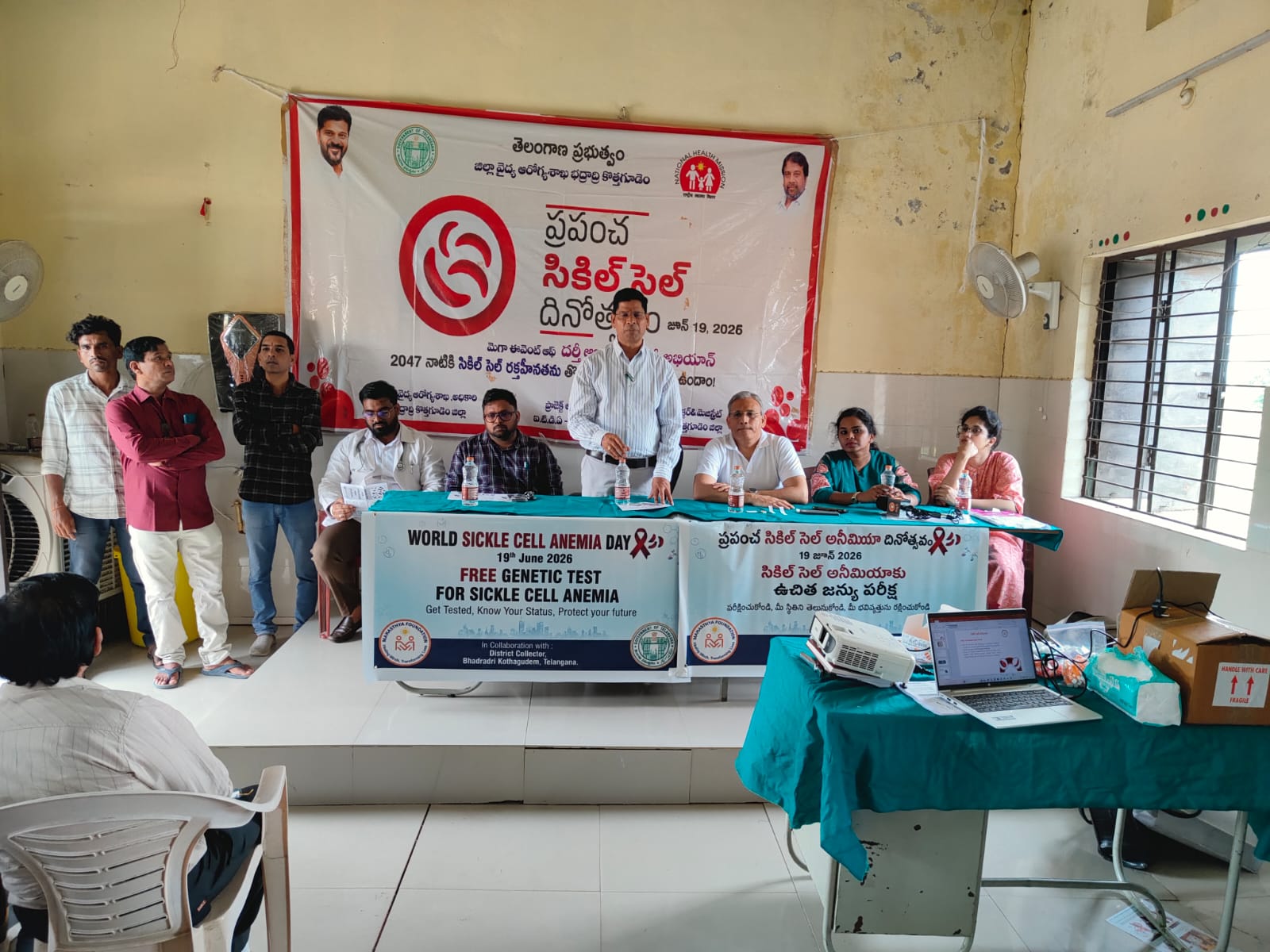 Foundation camp — healthcare screening and diagnosis drive