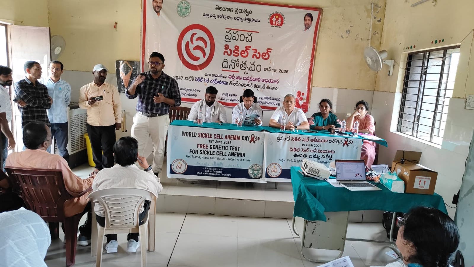 Foundation camp — nutrition awareness and food distribution