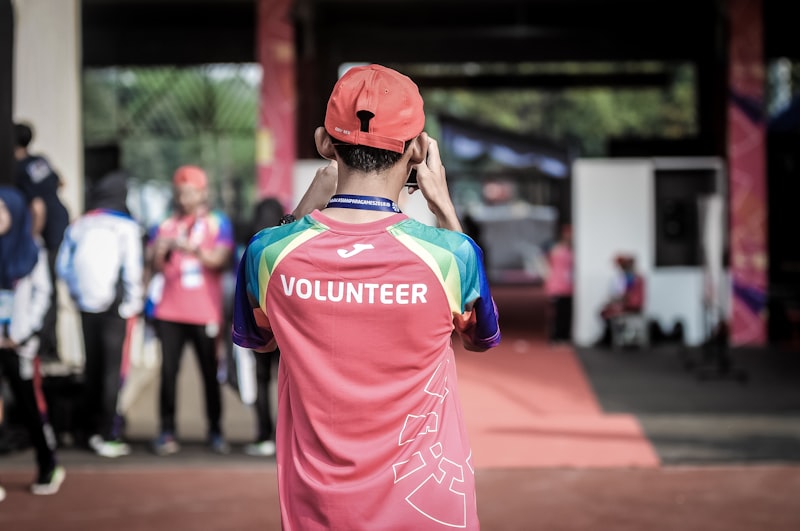 Community members receiving social welfare support